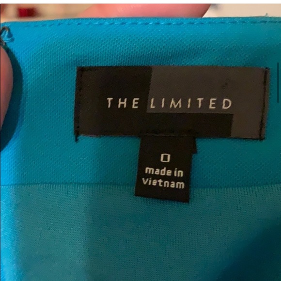 The Limited Turquoise Dress size O - Picture 4 of 4